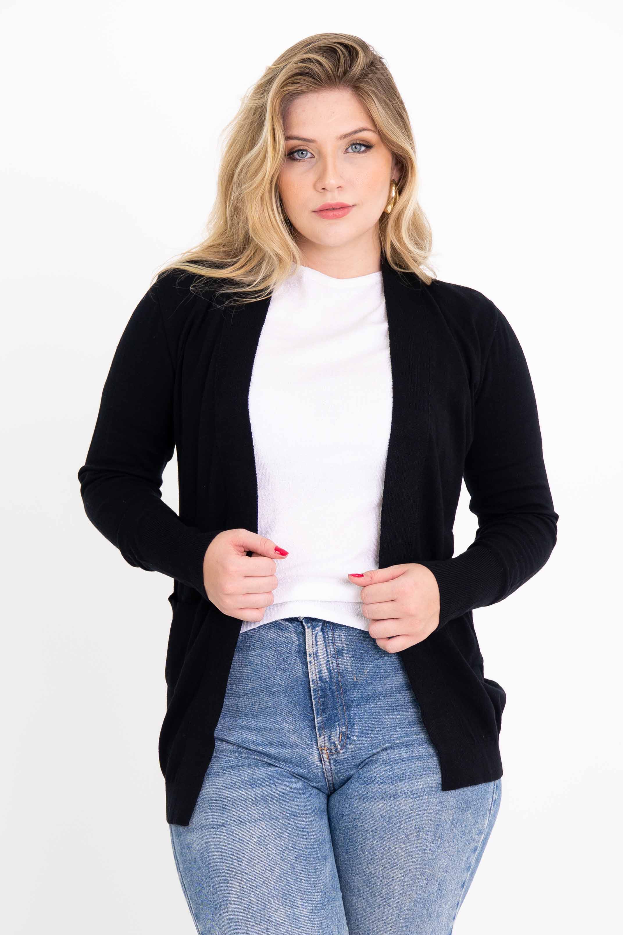 Cardigan Modal Básico