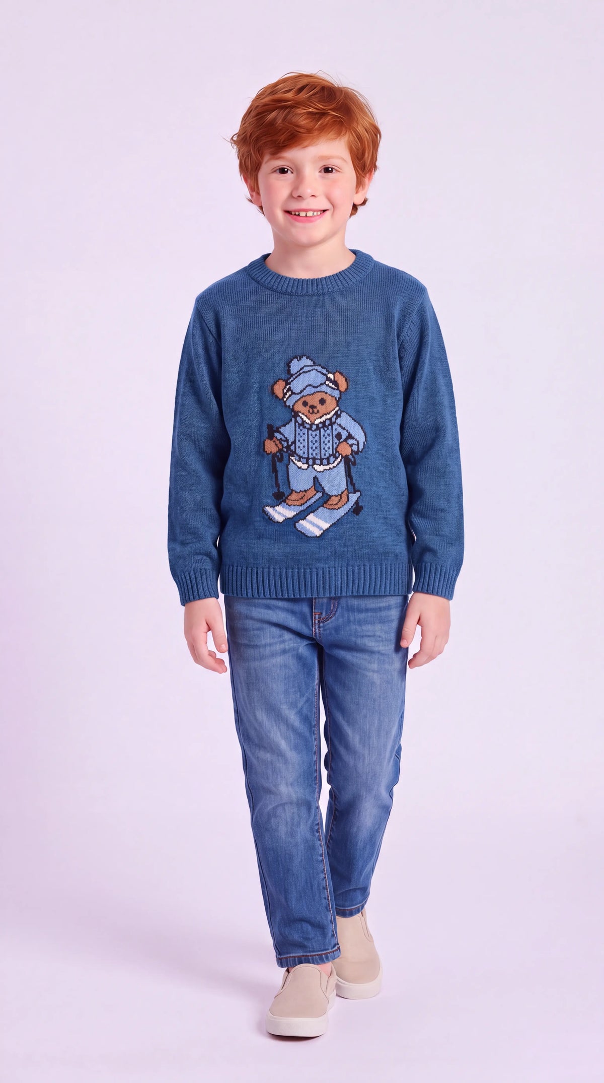 Blusa Infantil Ursinho Esqui