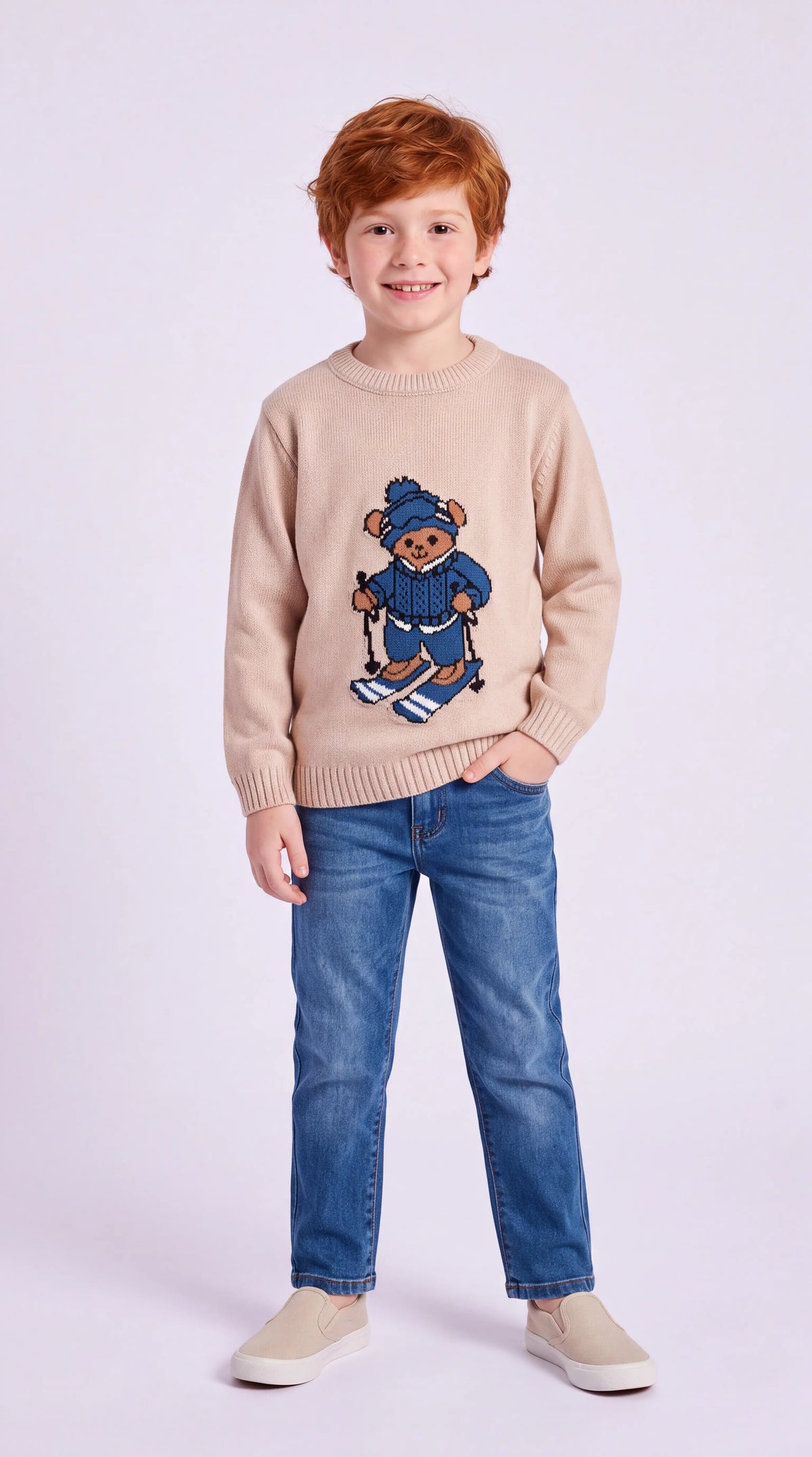 Blusa Infantil Ursinho Esqui