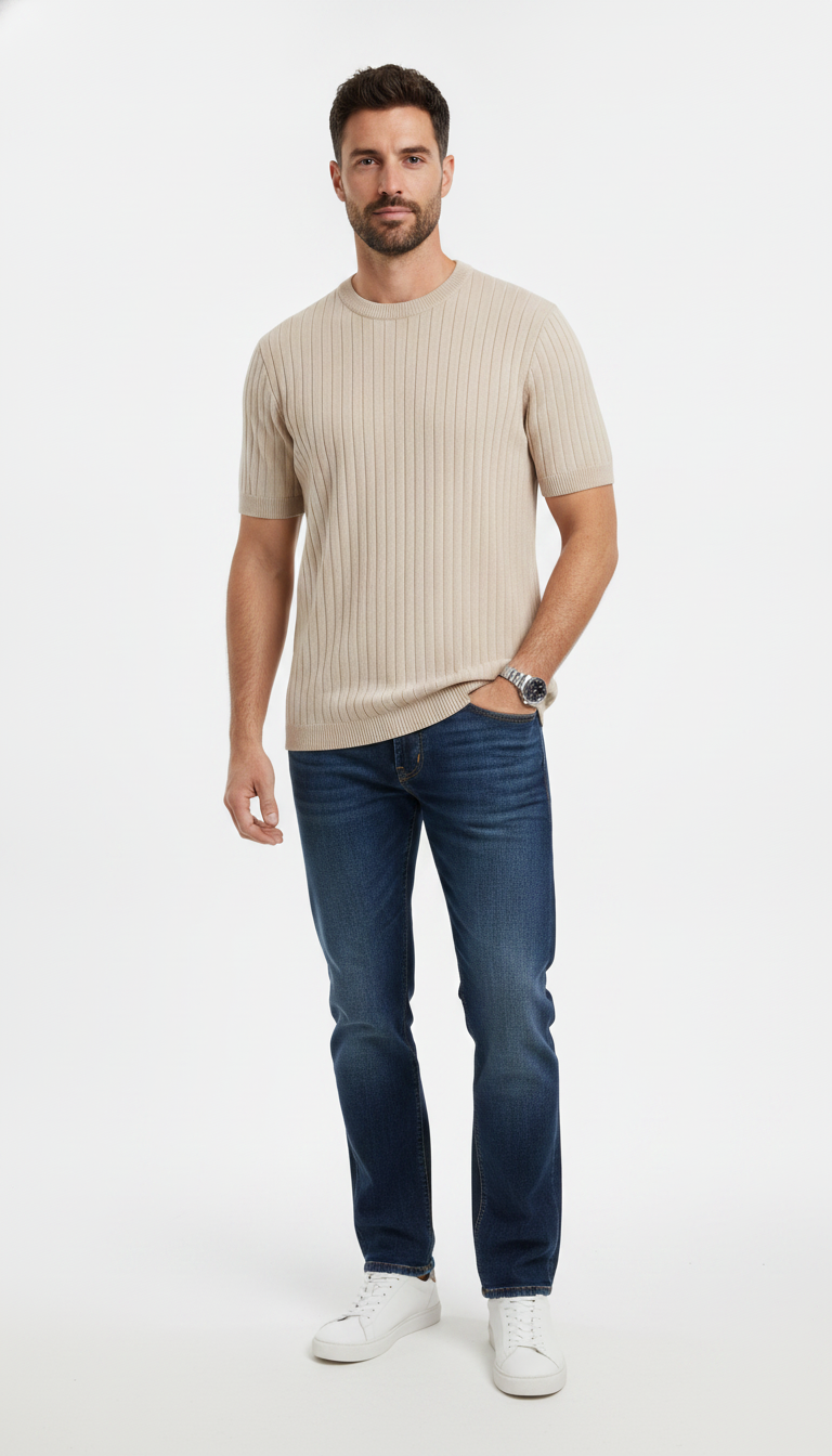 Tshirt Masculina Canelada