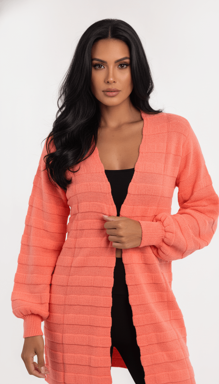 Cardigan Mousse Longo