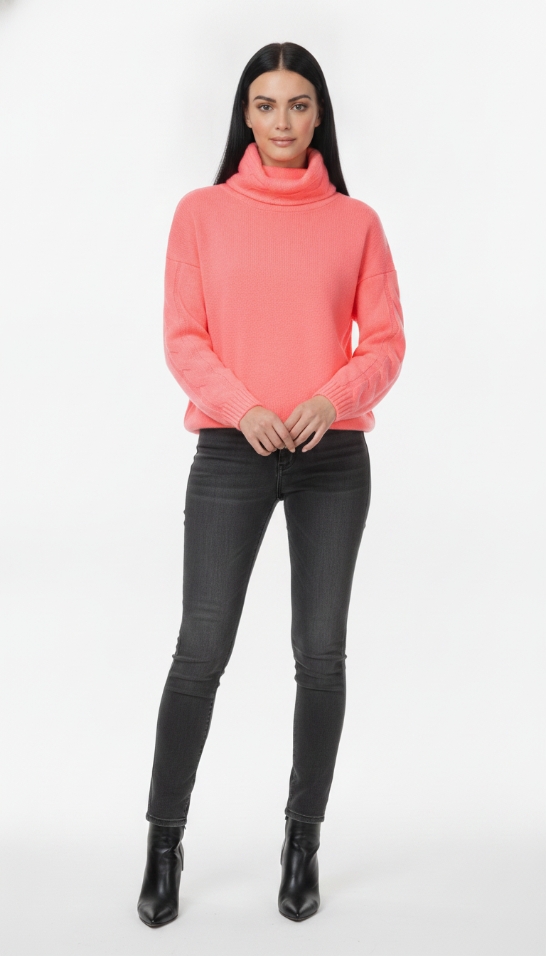 Blusa Mousse Trança na Gola