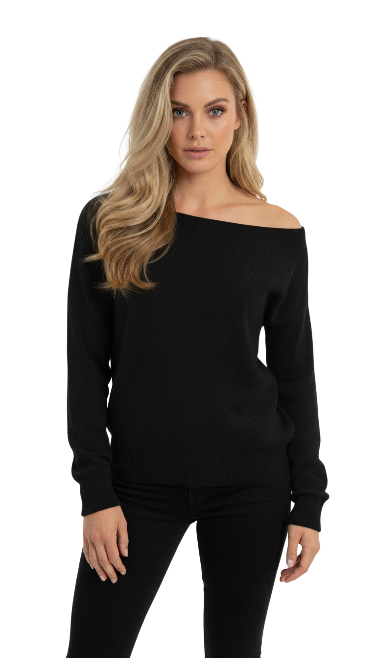 Blusa Ombro a Ombro Mousse
