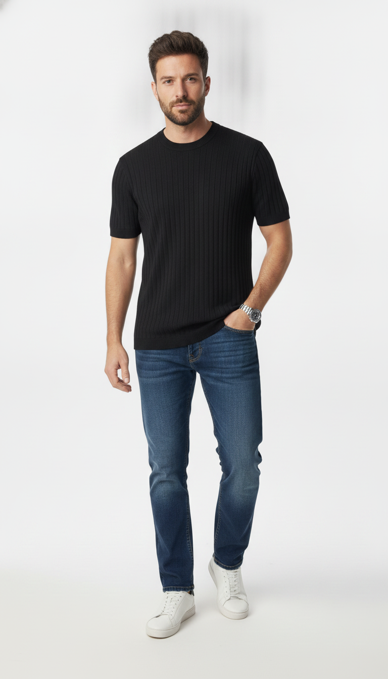 Tshirt Masculina Canelada