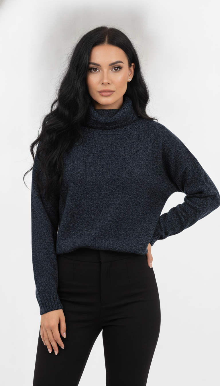 Blusa Mousse Trança na Gola