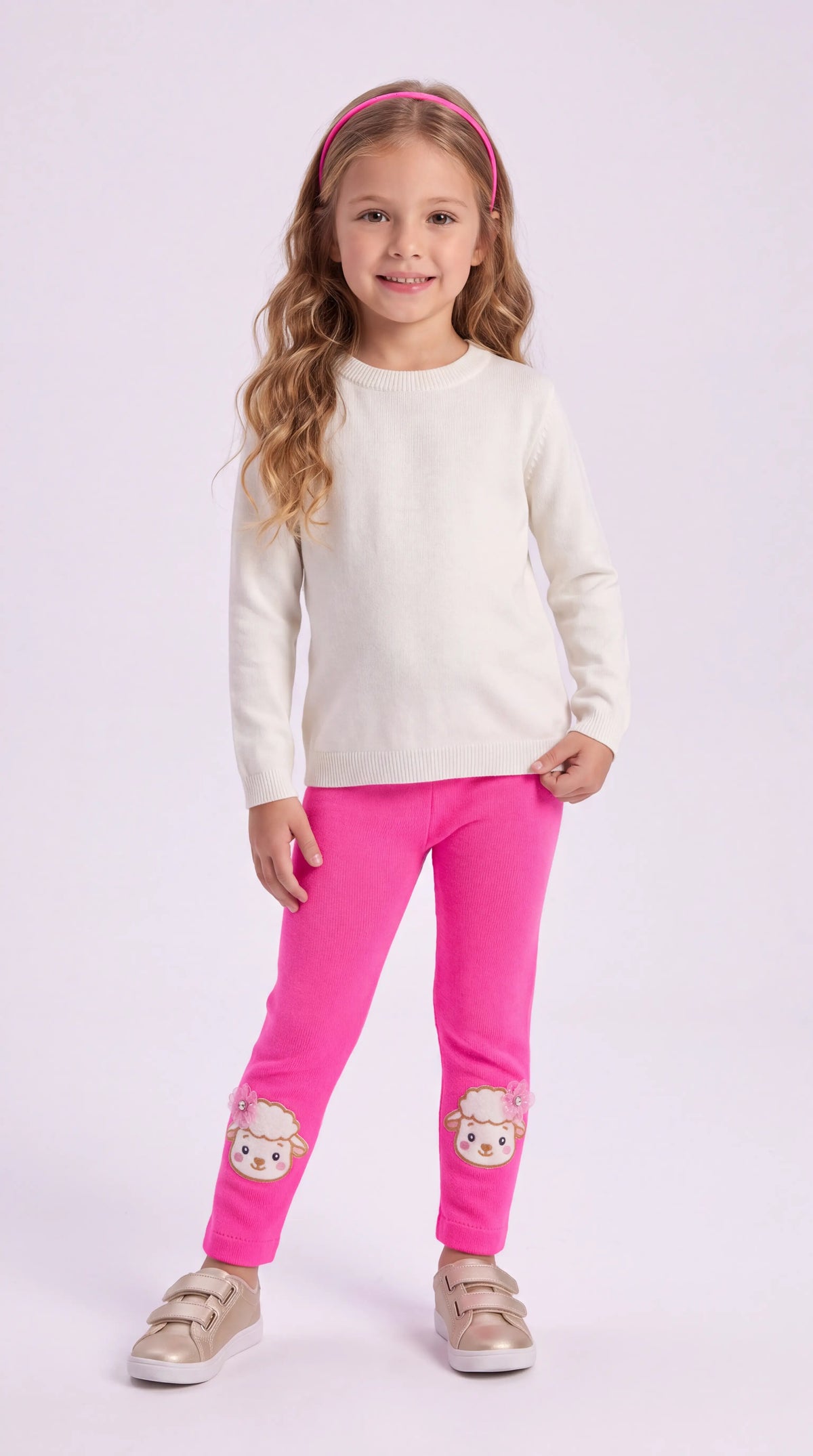 Calça Infantil Legging Ovelinha
