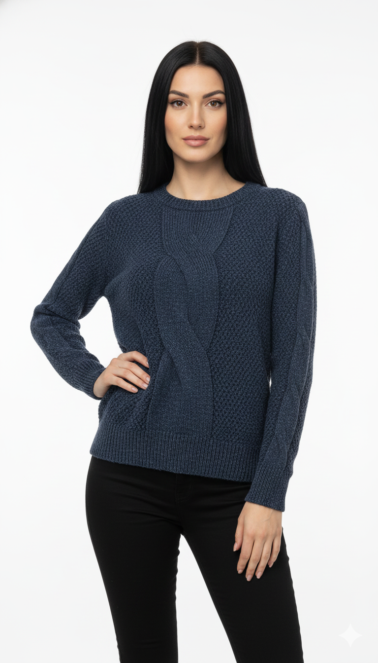 Blusa Trança Mesclada