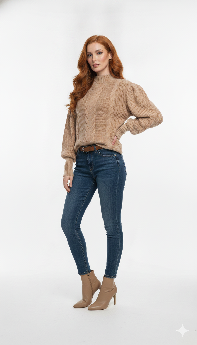 Blusa Trançada Pipoquinha
