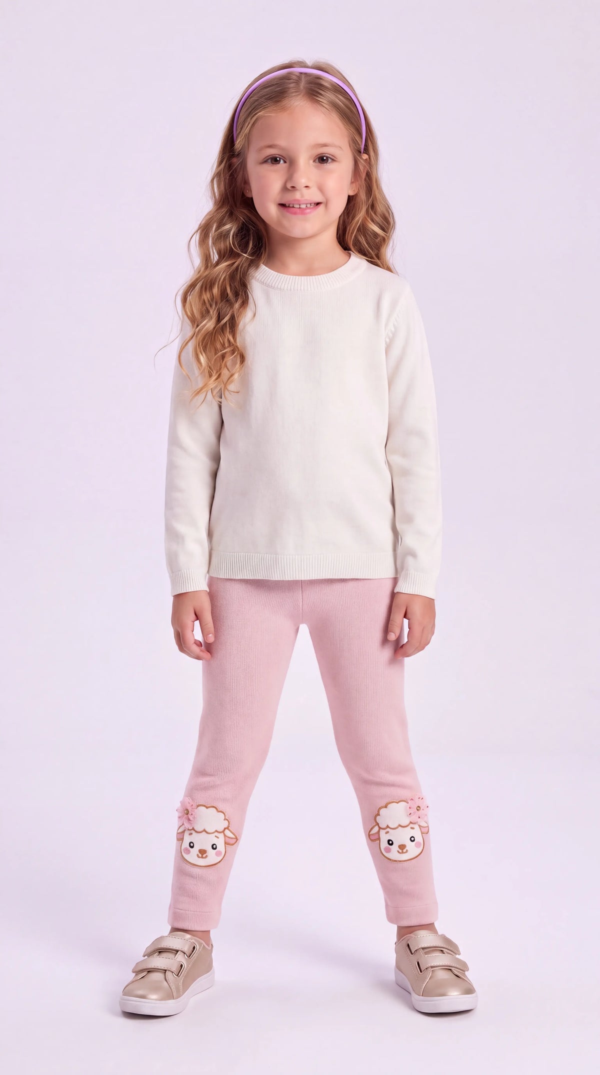 Calça Infantil Legging Ovelinha
