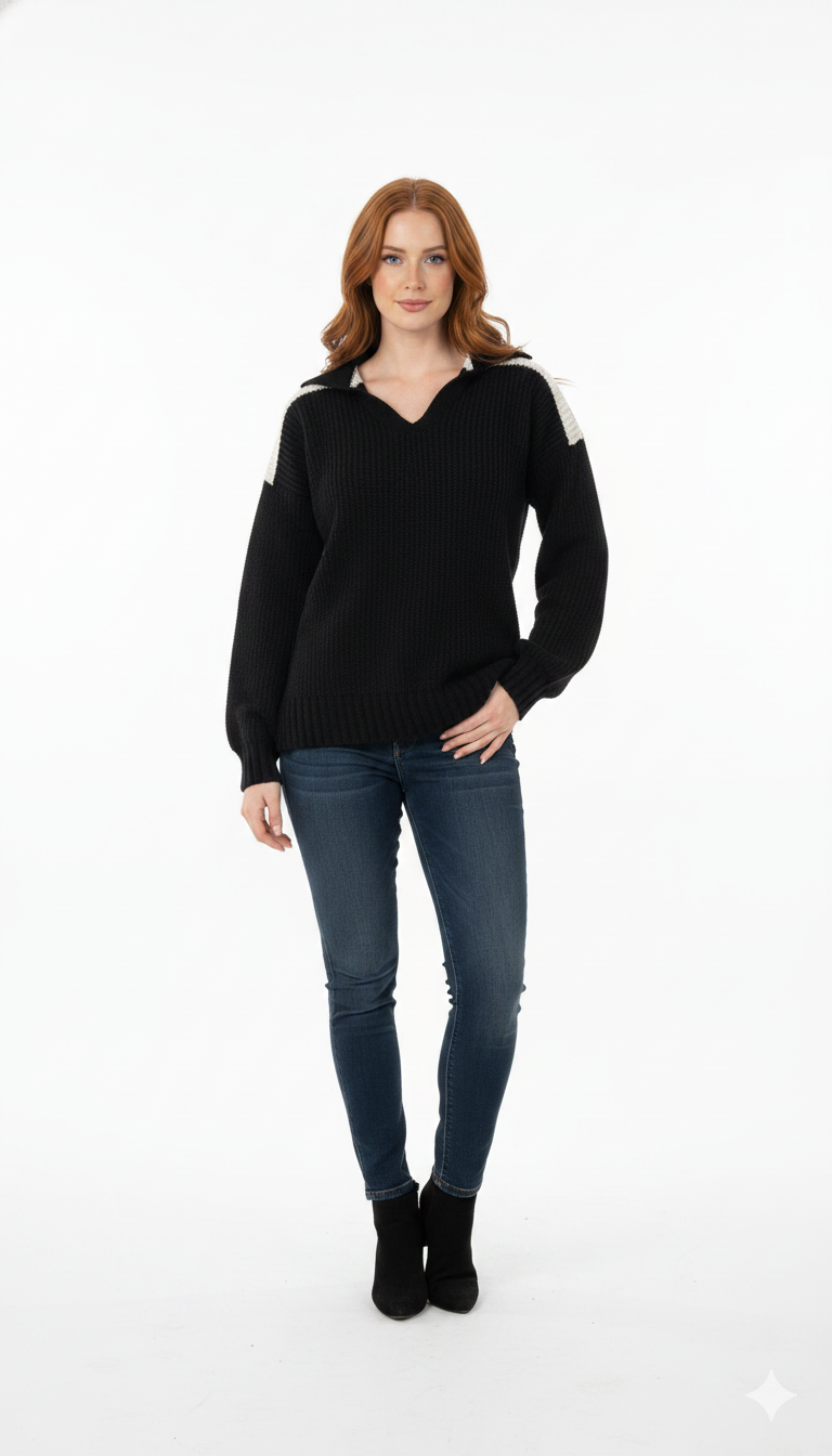 Blusão Gola Polo Mousse