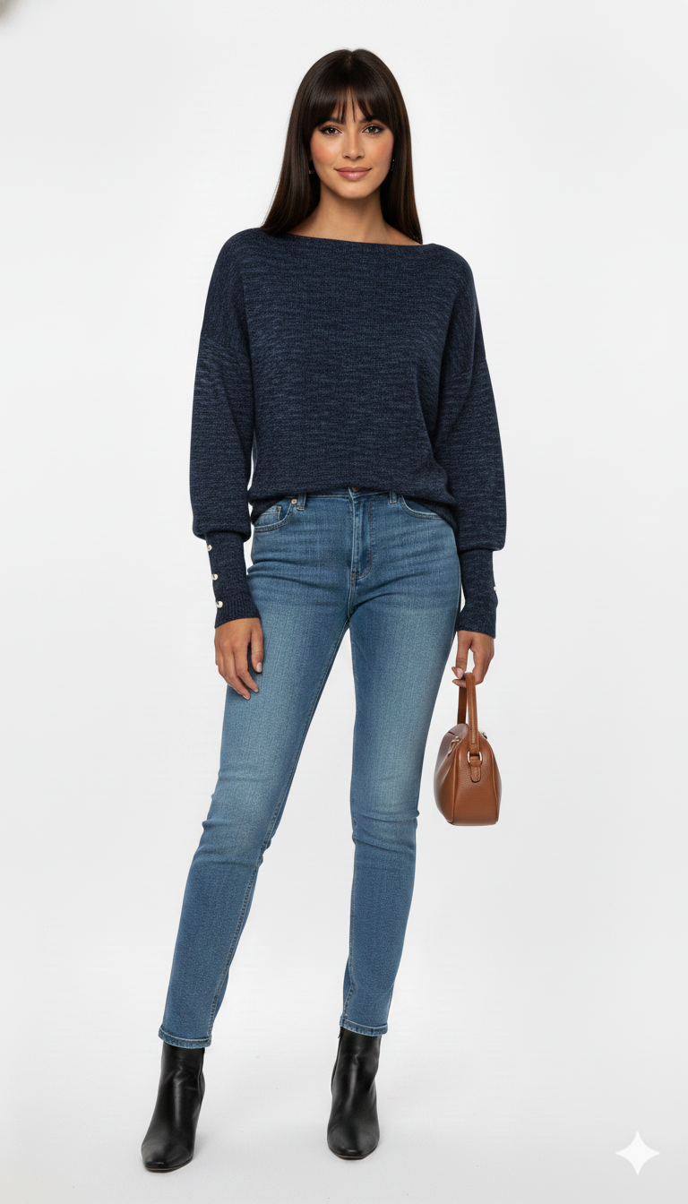 Blusa Mousse Botões