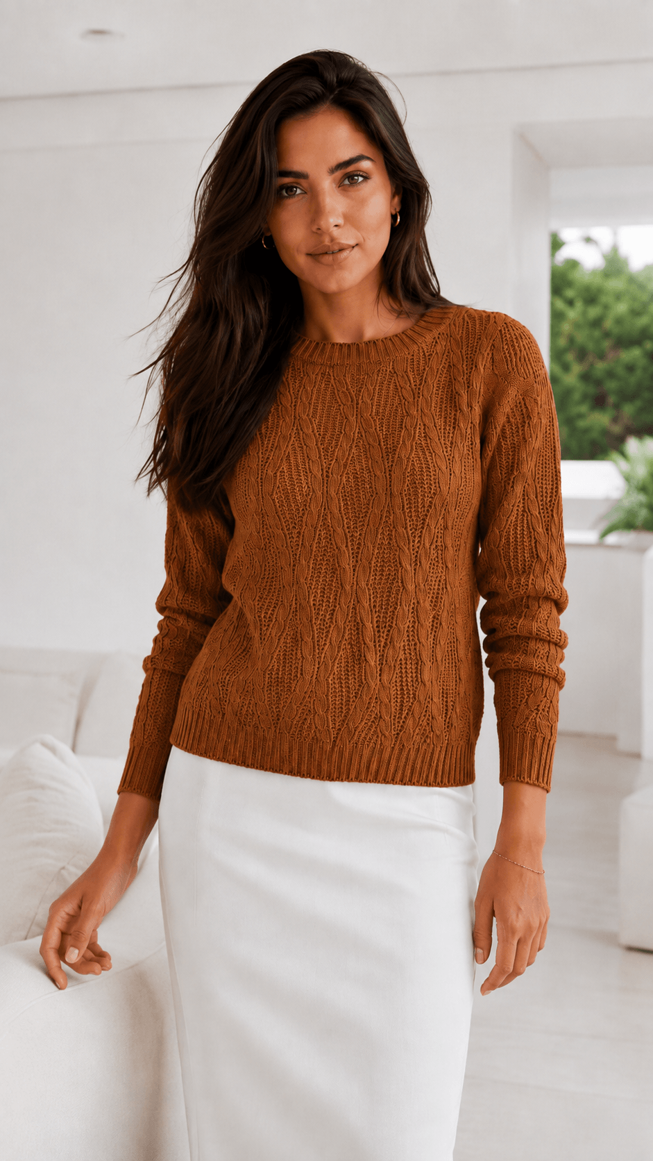 Blusa Detalhes em Losango